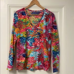 Lily Pulitzer long sleeve tshirt size medium